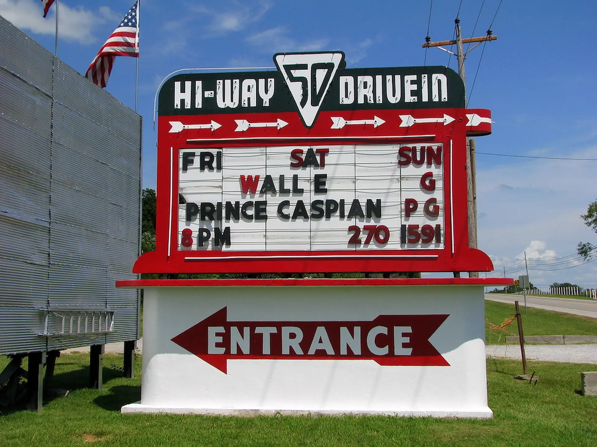 Highway 50 Drive-In in Marshall County